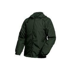 Water-Resistant Windbreaker Jacket with Removable Hood - Lightweight Trail Shell