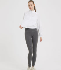 UPF 50+ Cropped Performance Shell - Ventilated Sun Defense for Technical Trails