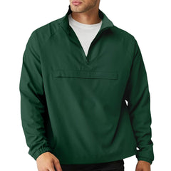 Lightweight Quarter-Zip Windbreaker Pullover - Ventilated Layer for Golf & Trail Sports