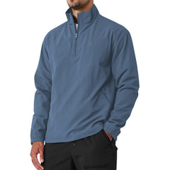 Lightweight Quarter-Zip Performance Layer - Golf & Trail-Ready Wind Shell