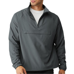 Lightweight Quarter-Zip Windbreaker Pullover - Ventilated Layer for Golf & Trail Sports