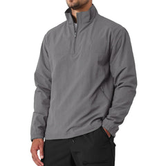 Lightweight Quarter-Zip Performance Layer - Golf & Trail-Ready Wind Shell