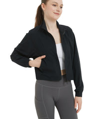 UPF 50+ Cropped Performance Shell - Ventilated Sun Defense for Technical Trails