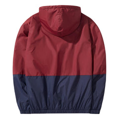 Lightweight Windbreaker Jacket with Hood - Waterproof Protection for Outdoor Activities