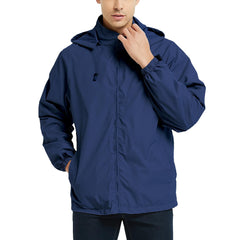 Lightweight Waterproof Windbreaker with Hood - Trail-Ready Protection for Running & Cycling