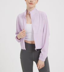 UPF 50+ Cropped Performance Shell - Ventilated Sun Defense for Technical Trails