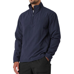Lightweight Quarter-Zip Performance Layer - Golf & Trail-Ready Wind Shell