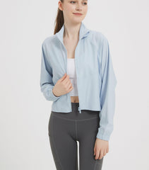 UPF 50+ Cropped Performance Shell - Ventilated Sun Defense for Technical Trails