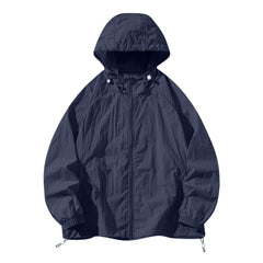 UPF 50+ Sun Protection Hoodie - Quick-Dry Ventilated Layer for High-UV Trails