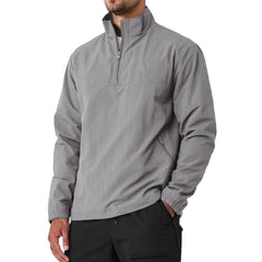 Lightweight Quarter-Zip Performance Layer - Golf & Trail-Ready Wind Shell
