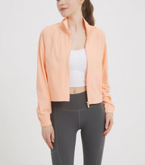 UPF 50+ Cropped Performance Shell - Ventilated Sun Defense for Technical Trails