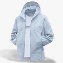 UPF 50+ Quick-Dry Sun Hoodie - Ventilated Protection for High-Intensity Trails