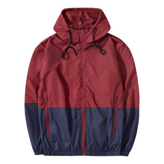 Lightweight Windbreaker Jacket with Hood - Waterproof Protection for Outdoor Activities