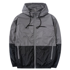 Lightweight Windbreaker Jacket with Hood - Waterproof Protection for Outdoor Activities