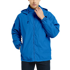 Lightweight Waterproof Windbreaker with Hood - Trail-Ready Protection for Running & Cycling