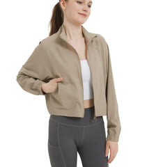 UPF 50+ Cropped Performance Shell - Ventilated Sun Defense for Technical Trails