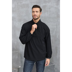 Lightweight Quarter-Zip Windbreaker Pullover - Ventilated Layer for Golf & Trail Sports