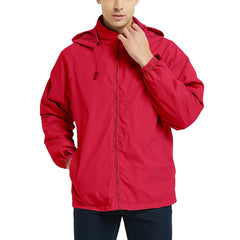 Lightweight Waterproof Windbreaker with Hood - Trail-Ready Protection for Running & Cycling