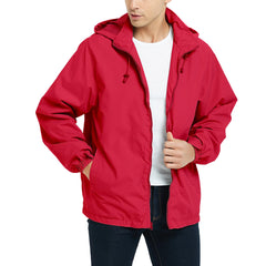 Lightweight Waterproof Windbreaker with Hood - Trail-Ready Protection for Running & Cycling