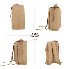 55L Expedition-Grade Duffel - Heavy-Duty Canvas Load Hauler for Wilderness Trekking