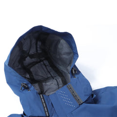 Waterproof Windbreaker Jacket with Removable Hood - Lightweight Protection for Hiking & Cycling