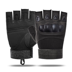 Impact-Resistant Fingerless Training Gloves - Knuckle Protection for Technical Terrain