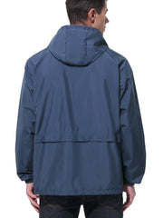 Packable Waterproof Rain Jacket with Wide-Brim Hood - Trail & Travel Shield