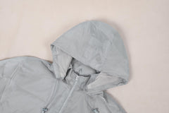 Lightweight Waterproof Windbreaker with Hood - Trail-Ready Protection for Running & Cycling