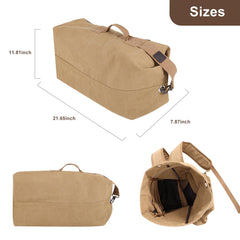 55L Expedition-Grade Duffel - Heavy-Duty Canvas Load Hauler for Wilderness Trekking
