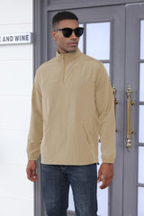 Lightweight Quarter-Zip Performance Layer - Golf & Trail-Ready Wind Shell