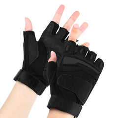 Tactical Fingerless Gloves - Impact Protection for Technical Terrain