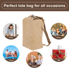 55L Expedition-Grade Duffel - Heavy-Duty Canvas Load Hauler for Wilderness Trekking