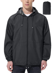 Packable Waterproof Rain Jacket with Wide-Brim Hood - Trail & Travel Shield