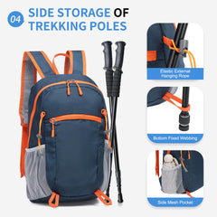 16L Ultralight Packable Daypack – Weather-Ready Hiking Backpack for Fast & Light Missions