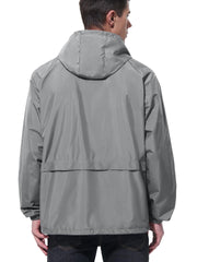 Packable Waterproof Rain Jacket with Wide-Brim Hood - Trail & Travel Shield