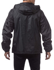 Fleece-Lined Windbreaker Jacket - Weather-Ready Shell with Thermal Comfort