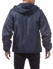 Fleece-Lined Windbreaker Jacket - Weather-Ready Shell with Thermal Comfort