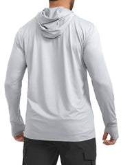 UPF 50+ Sun Protection Jacket - Full-Zip Hooded Layer for High-Exposure Activities