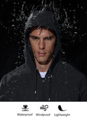 Packable Waterproof Rain Jacket with Wide-Brim Hood - Trail & Travel Shield