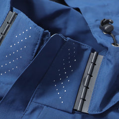 Waterproof Windbreaker Jacket with Removable Hood - Lightweight Protection for Hiking & Cycling