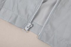 Lightweight Waterproof Windbreaker with Hood - Trail-Ready Protection for Running & Cycling