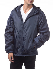 Fleece-Lined Windbreaker Jacket - Weather-Ready Shell with Thermal Comfort