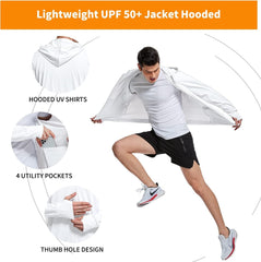 UPF 50+ Sun Protection Hoodie - Quick-Dry Layer for High-UV Exposure