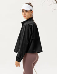 Windproof Sun Protection Jacket - Lightweight Performance Shell for High-Output Activities