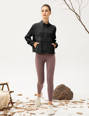 Windproof Sun Protection Jacket - Lightweight Performance Shell for High-Output Activities