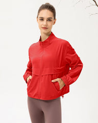 Windproof Sun Protection Jacket - Lightweight Performance Shell for High-Output Activities