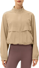 Windproof Sun Protection Jacket - Lightweight Performance Shell for High-Output Activities