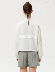 Windproof Sun Protection Jacket - Lightweight Performance Shell for High-Output Activities