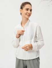 Windproof Sun Protection Jacket - Lightweight Performance Shell for High-Output Activities