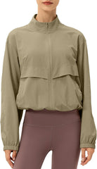 Windproof Sun Protection Jacket - Lightweight Performance Shell for High-Output Activities